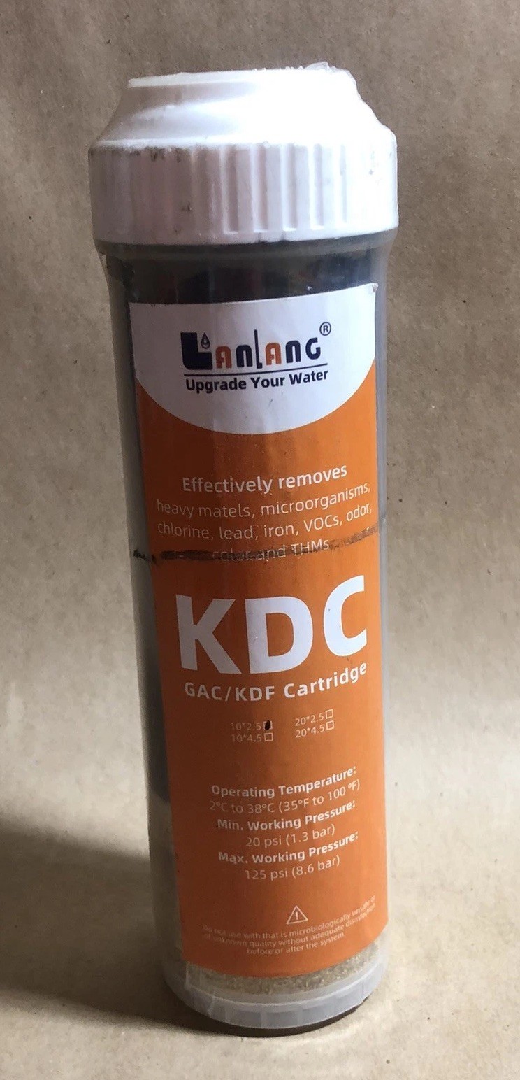 Lanlang KDC GAC/KDF Cartilage 10*2.5 Water Filter