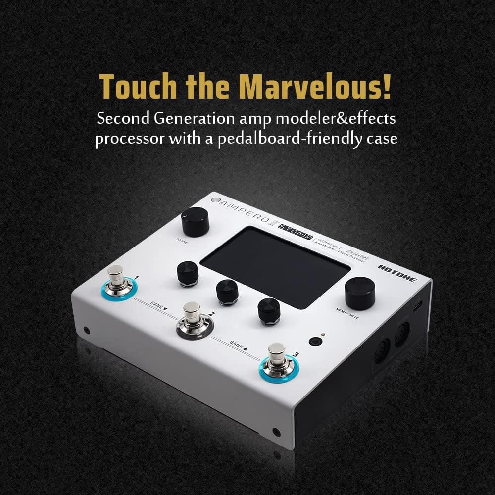 Hotone Guitar Multi Effects Processor Pedal Touch Screen Guitar Bass Amp!!!