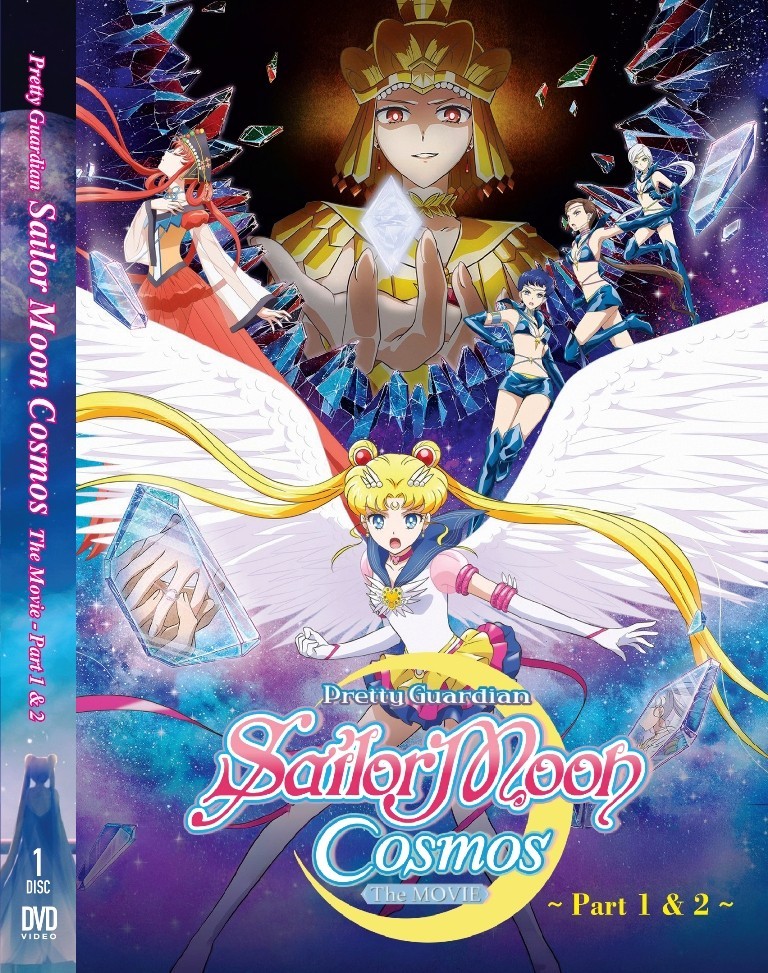 Pretty Guardian Sailor Moon Cosmos The Movie 1-2 Japanese Anime DVD English Dub