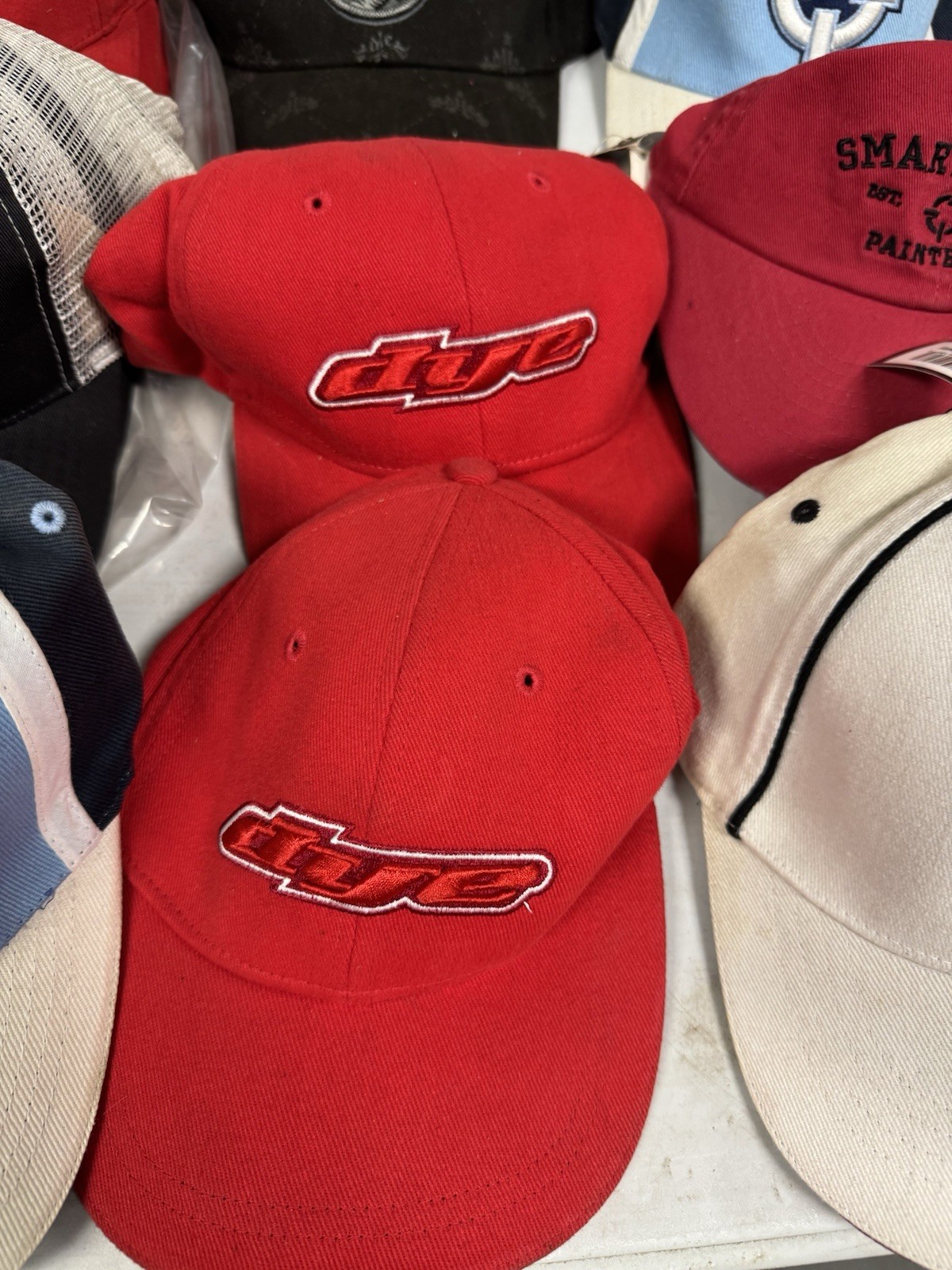 Old School Paintball Hat Lot