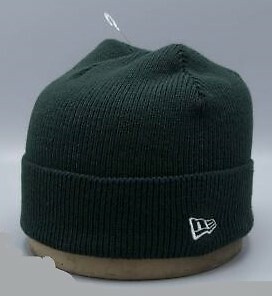 New Era Beanie. New, Forest Green, cuffed, knit hat