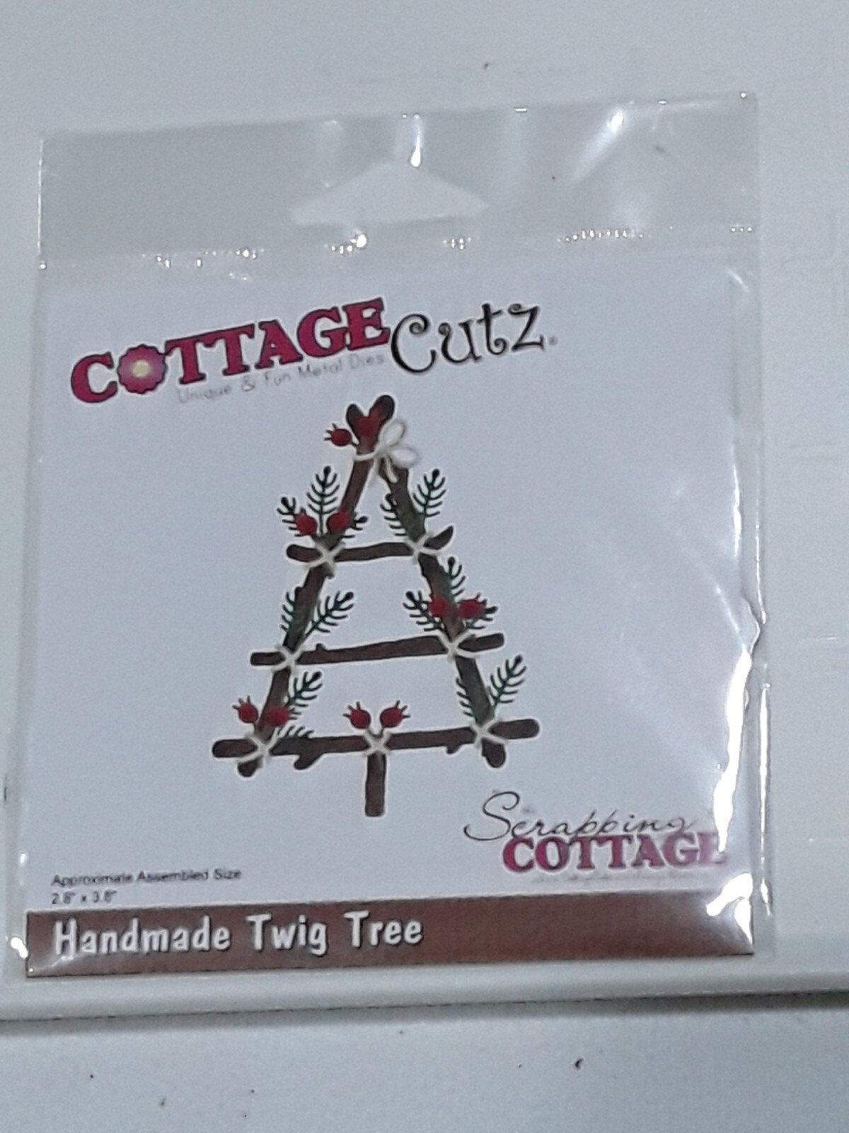 NEW Cottage Cutz Handmade Twig Tree Die 2.8 x 3.8 Assemble a twig tree