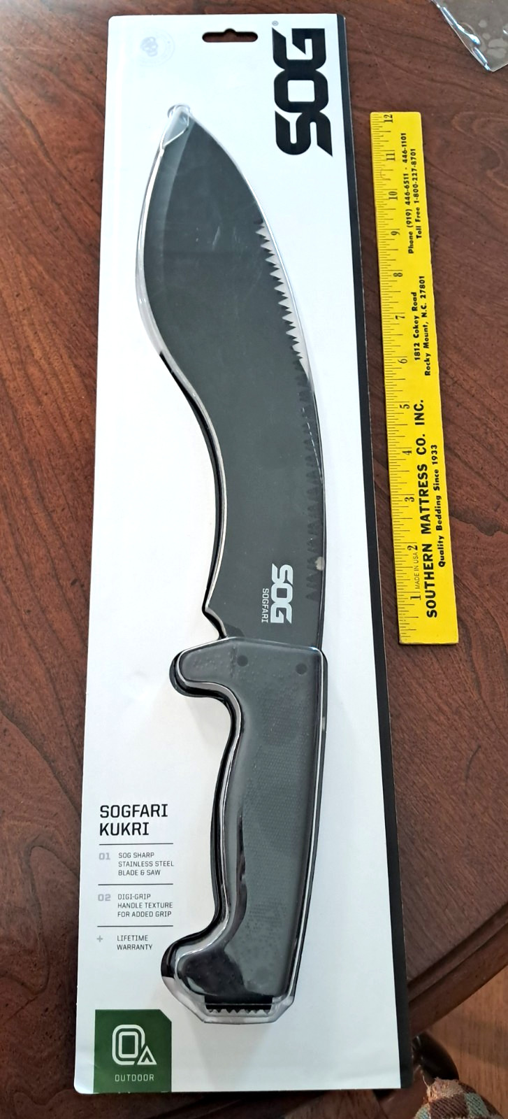 new SOGFARI Kukri SS blade and saw