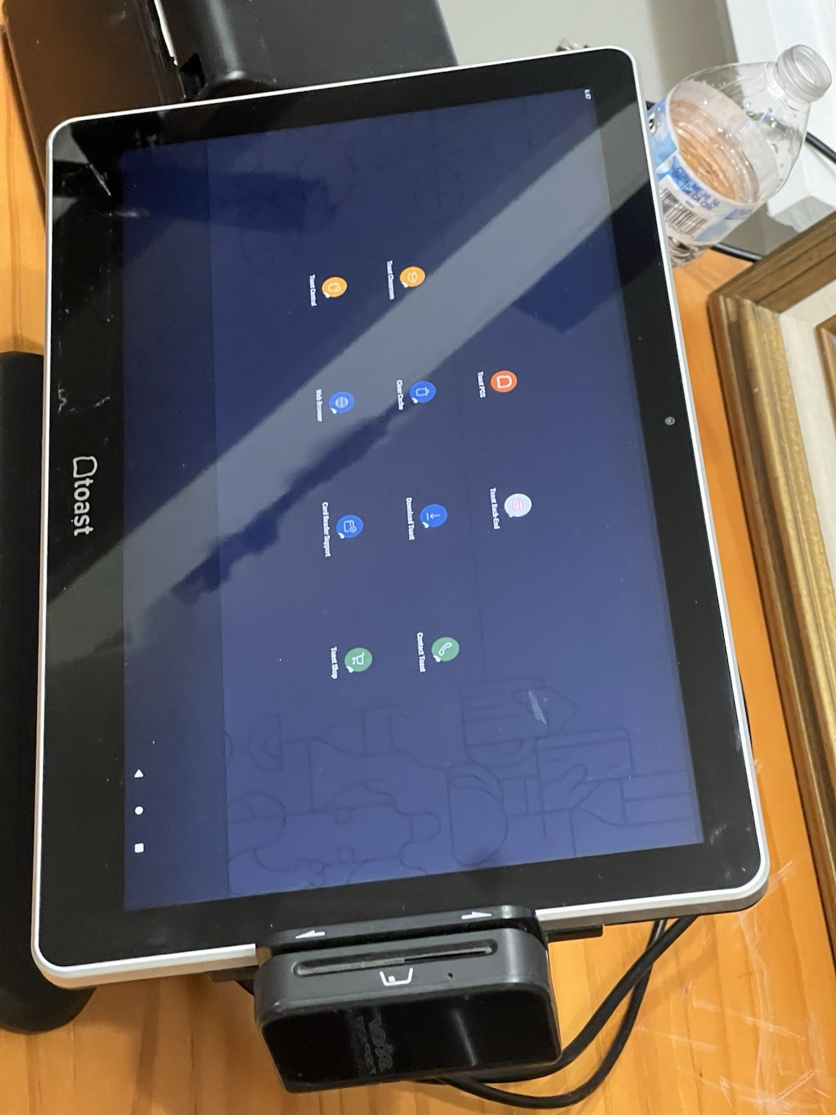 Toast Flex TT200 POS System dual display Screen with Power Supply And Toast Tap