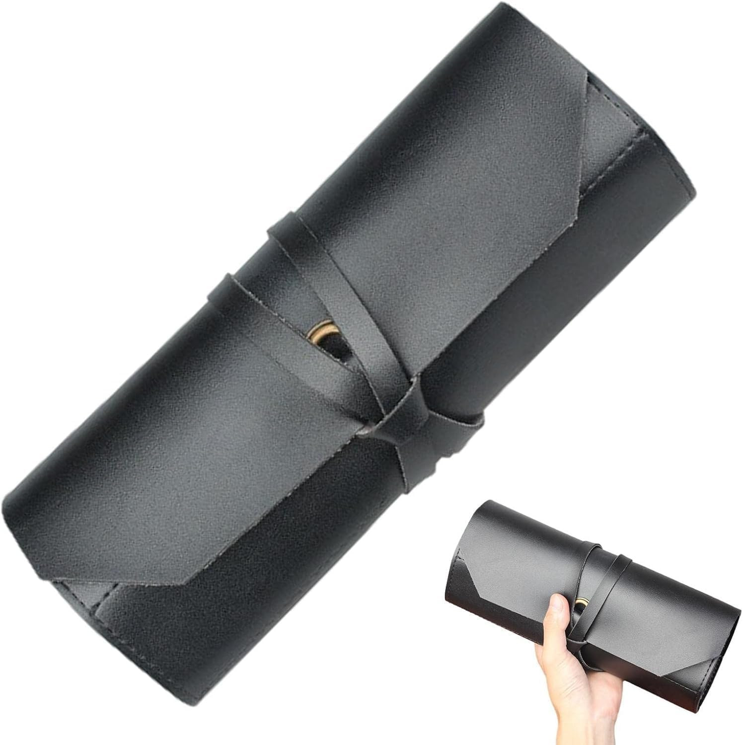 Leather Tool Roll Pouch 10 Slots - Tool Portable Carry on Pouch, Workshop Storag
