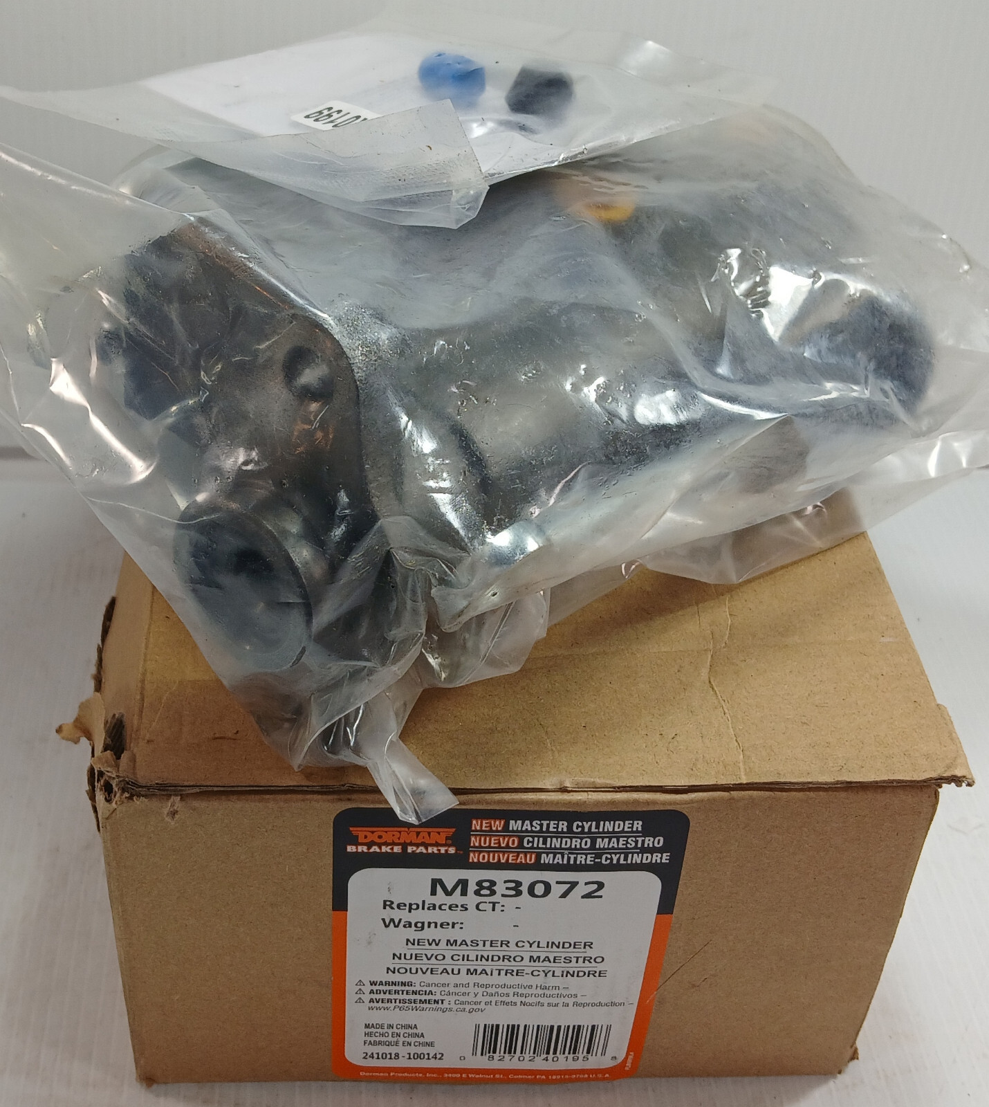 1 NEW DORMAN M83072 F100 150 250 MASTER BRAKE CYLINDER NIB ***MAKE OFFER***