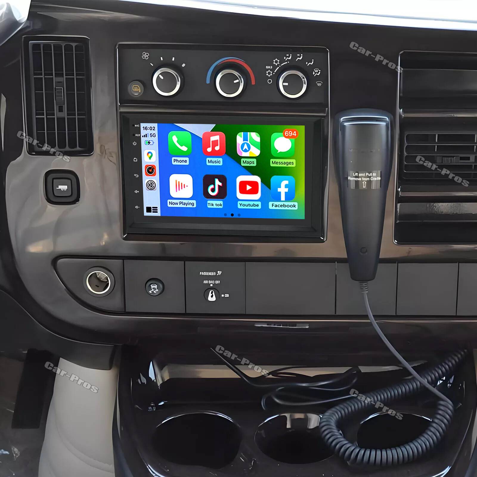 For 2008-2024 GMC Savana 7" Android 13 Carplay Car Stereo Radio GPS Navi WIFI BT