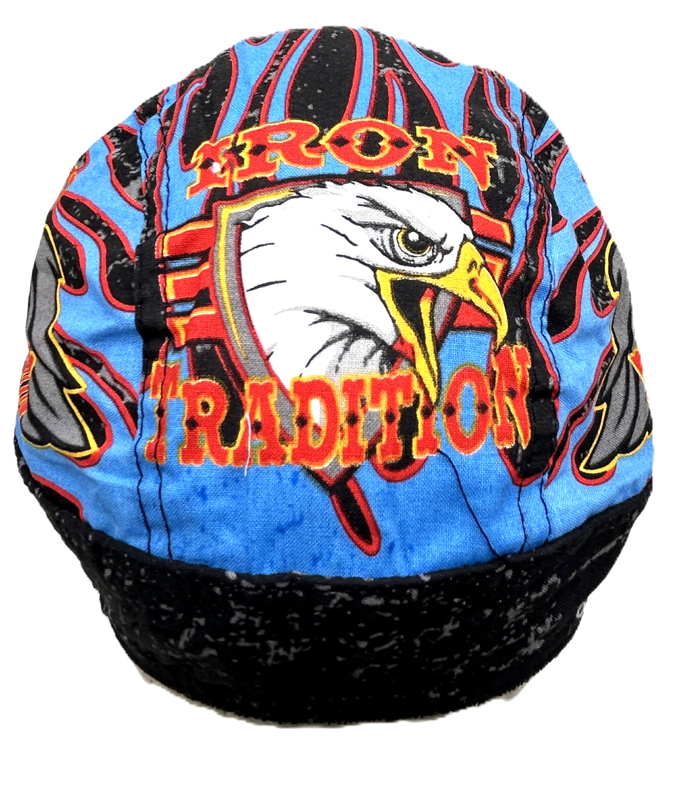 Iron Tradition Eagle Deluxe Headwrap Doo Rag Skull Cap with Sweatband