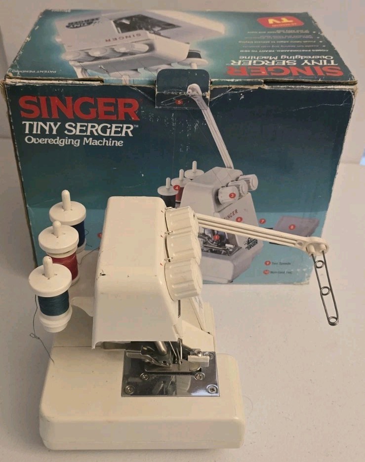 Singer Tiny Serger TS-380 Only For Parts With Original Box