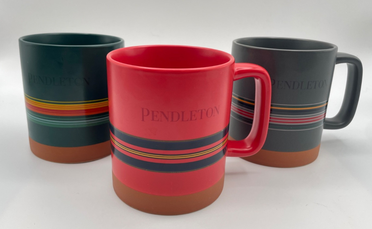 Pendleton Woolen Mills Coffee Mug National Parks 18 oz CHOOSE Red, Green, Gray