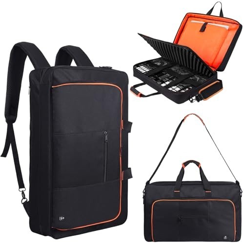 DJ Controller Case for DDJ-FLX4, SR2, Numark Mixtrack - EVA Padding, Fits 15.6"