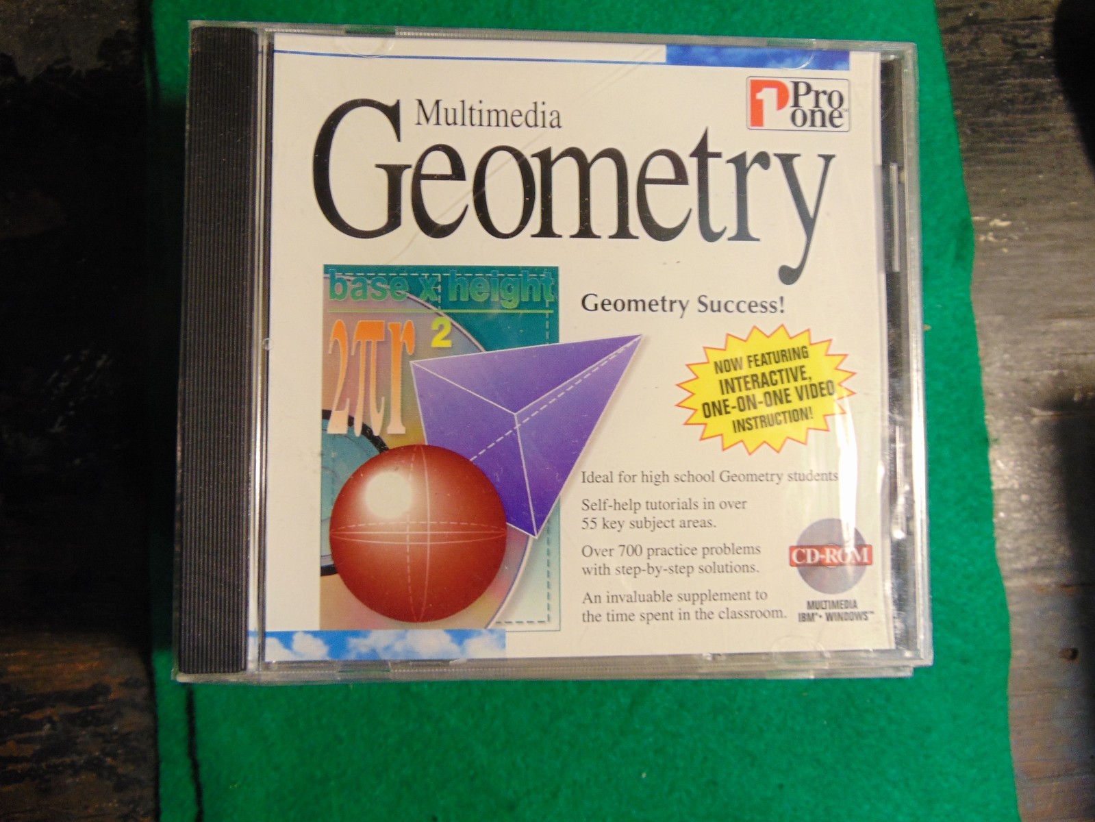 Pro One Multimedia  GEOMETRY (PC CD-ROM, 1995)