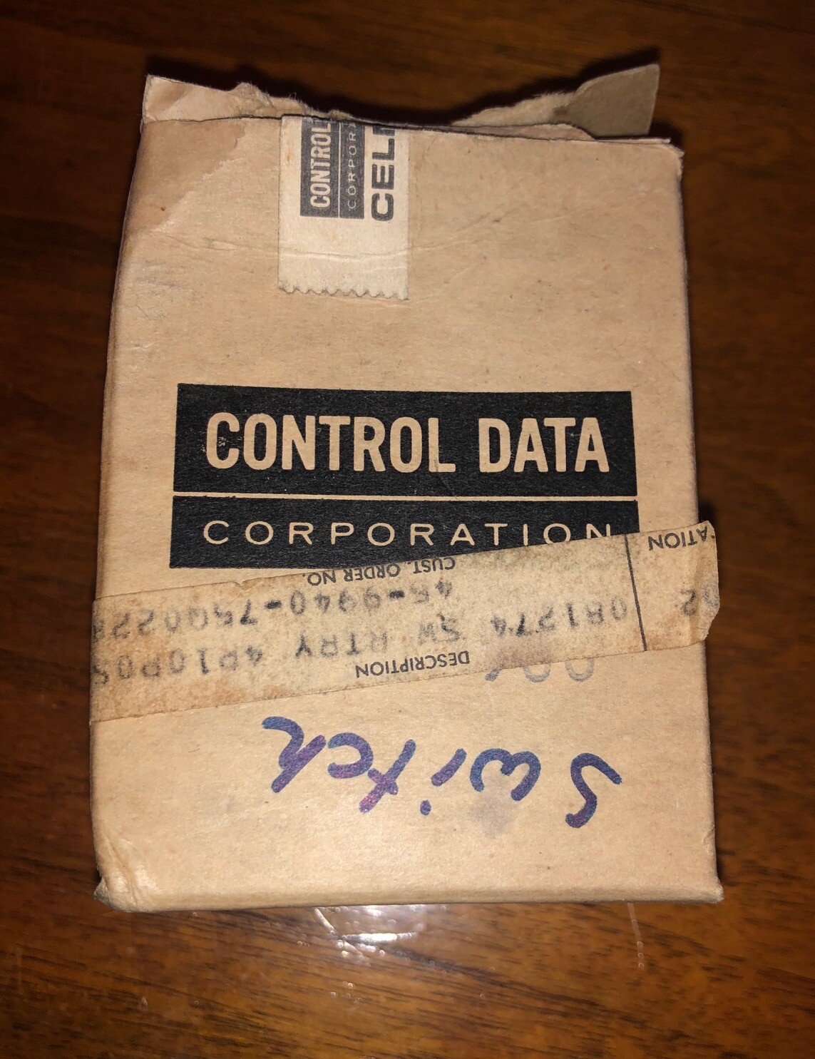 Control Data Selector Rotary Switch - New 36150900