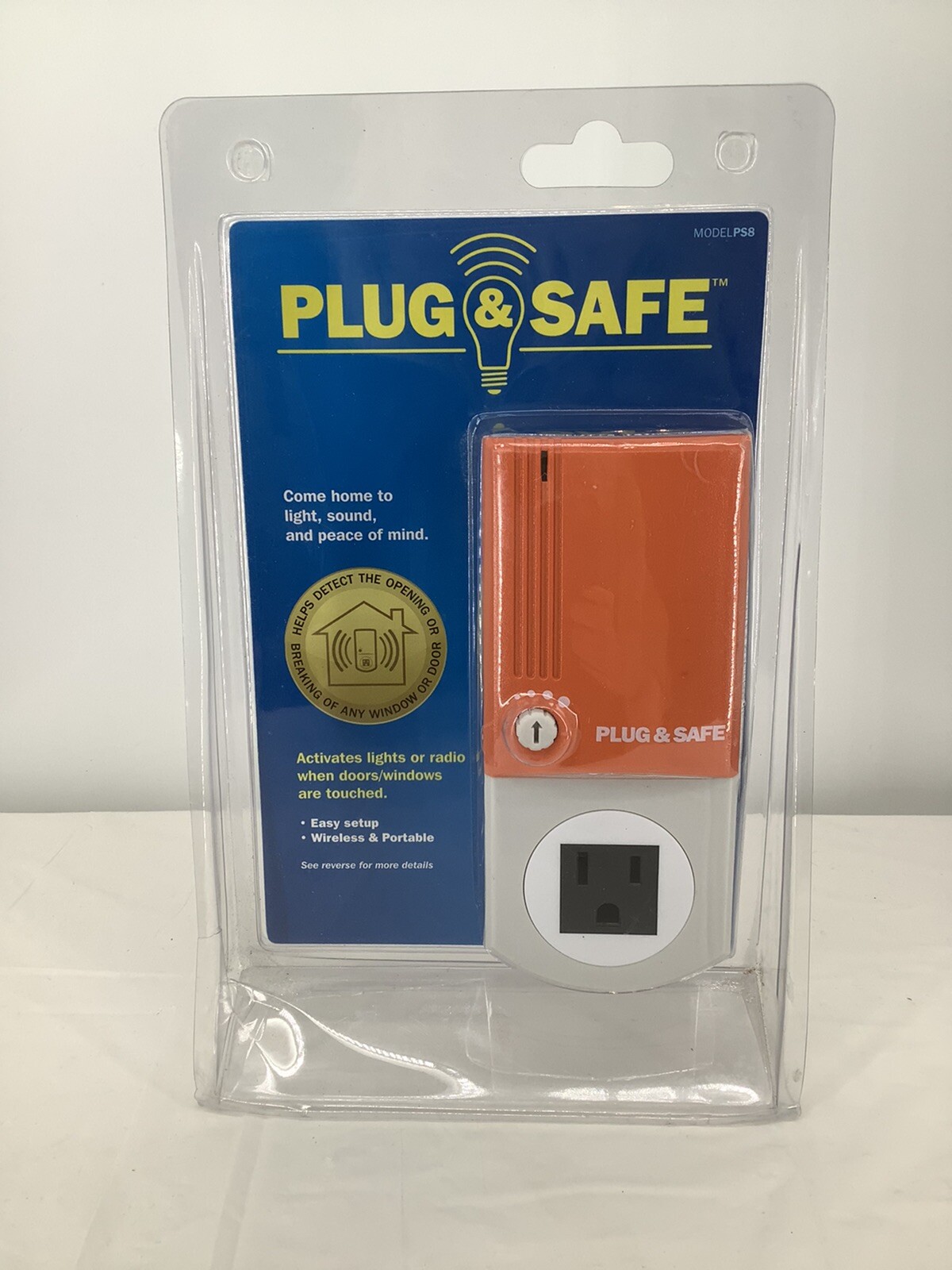 PLUG AND SAFE PS8 HOME MOTION SENSOR NEW!!