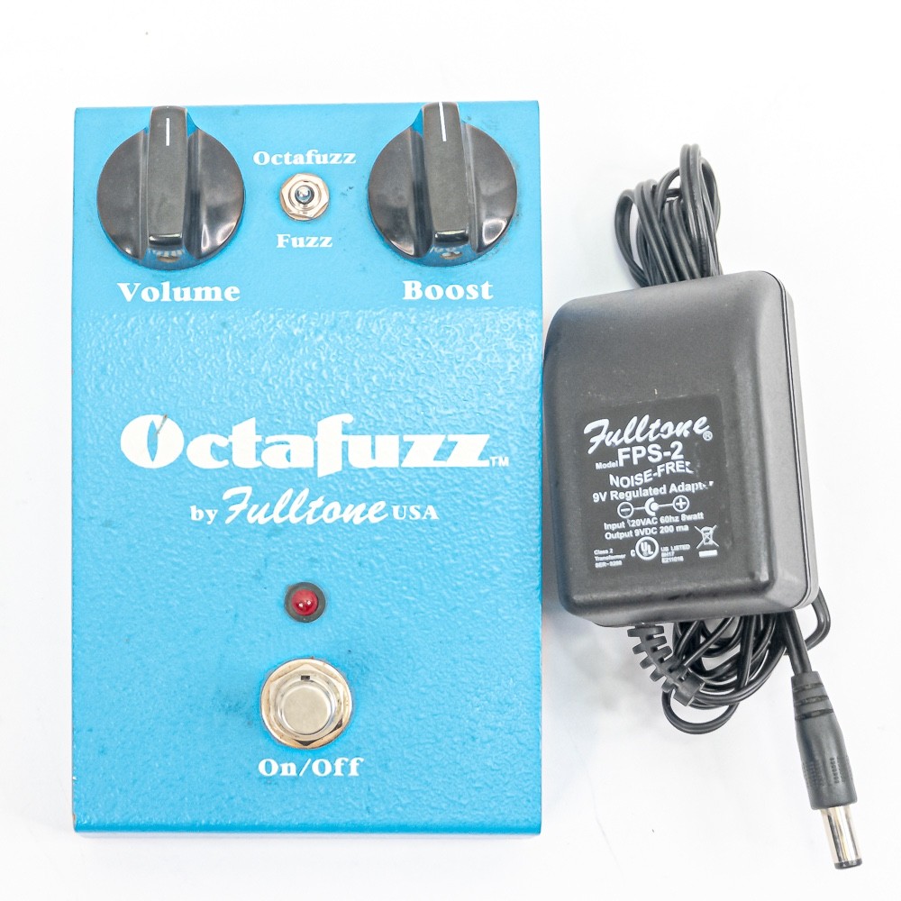 Fulltone Octafuzz Big Box Fuzz Pedal Culver City CA with Power Supply