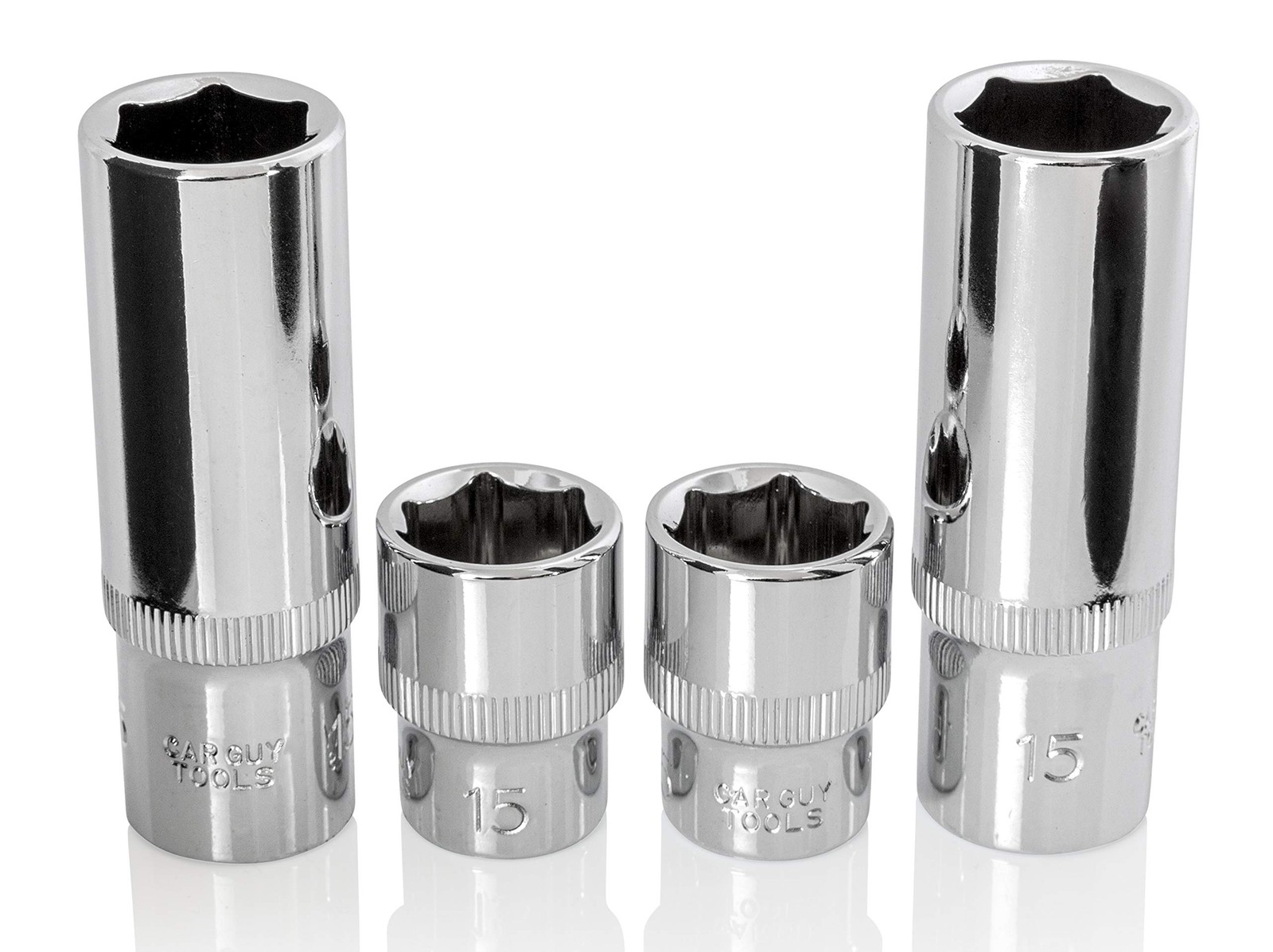 15mm Socket Four Pack 3/8" Drive Multi Typ
