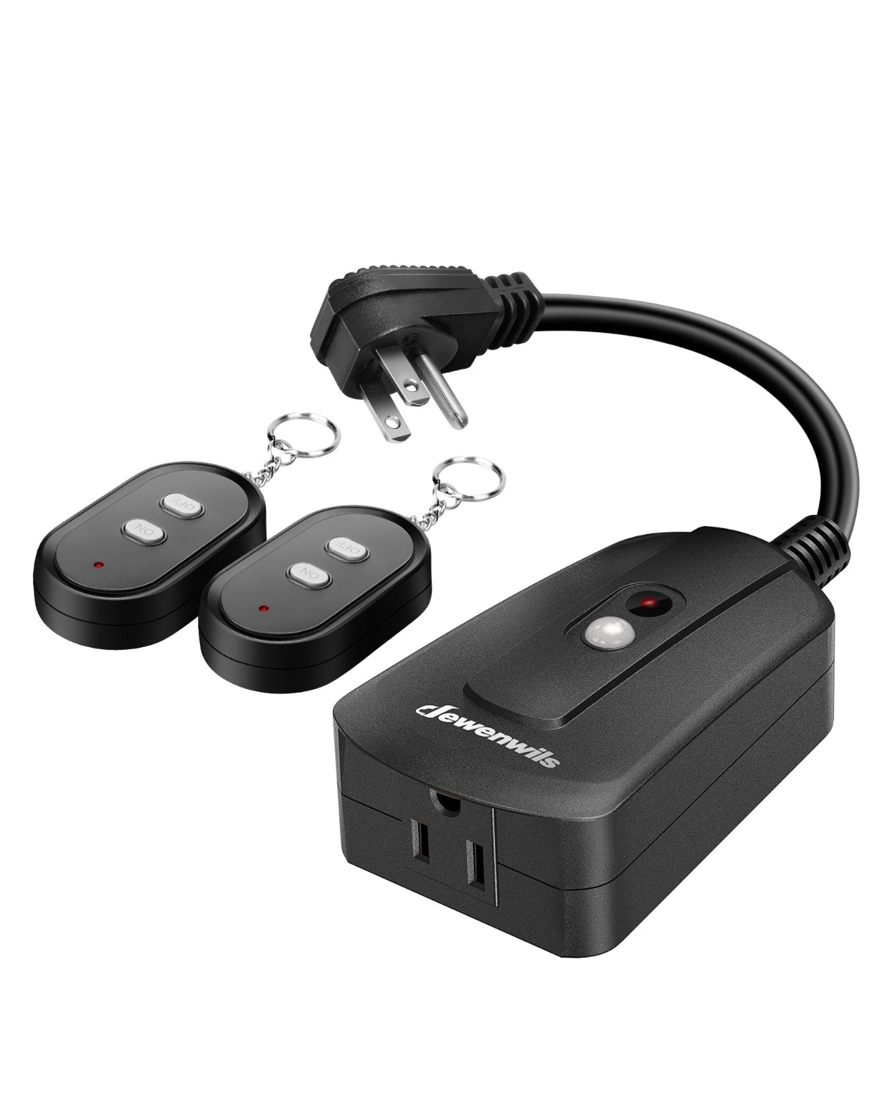 DEWENWILS Outdoor Remote Control Light Switch Waterproof 15A Heavy Duty