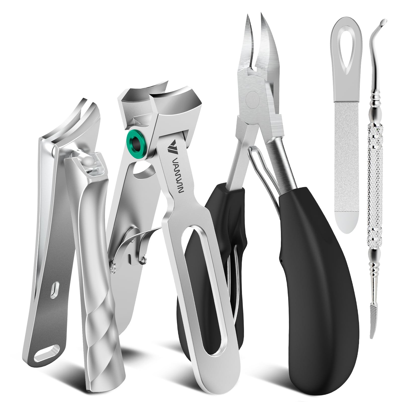 Toenail Clippers for Seniors Thick Toenails, Large Toe Nail Clippers for Men ...