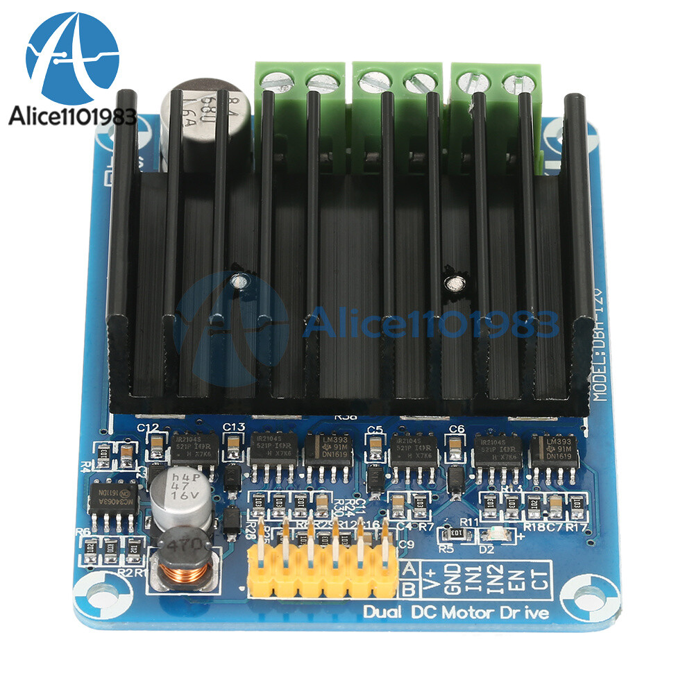 DC 5V-15V 30A Dual Channel With H bridge Motor Drive Module Controller