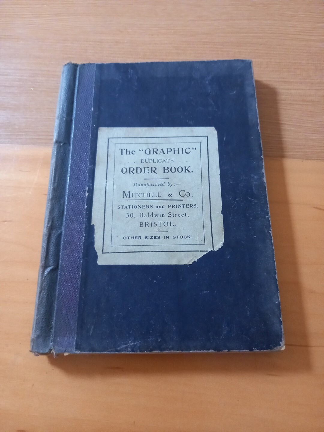 The Graphic Duplicate Order Book Mitchell & Co