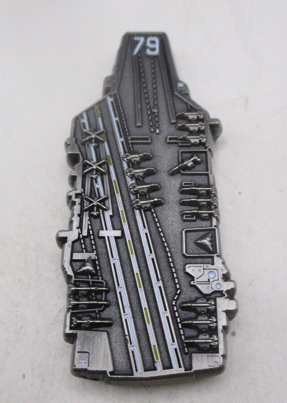 US Navy USS John F Kennedy CVN-79 Aircraft Carrier Challenge Coin / NEW