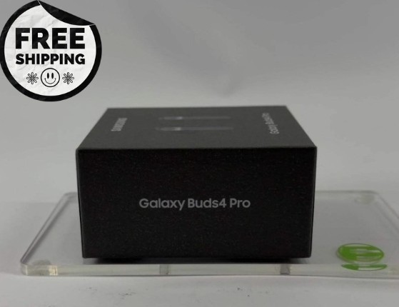 Samsung Galaxy Buds4 Pro Bluetooth ANC Earbuds – Black | New Factory Sealed Exp