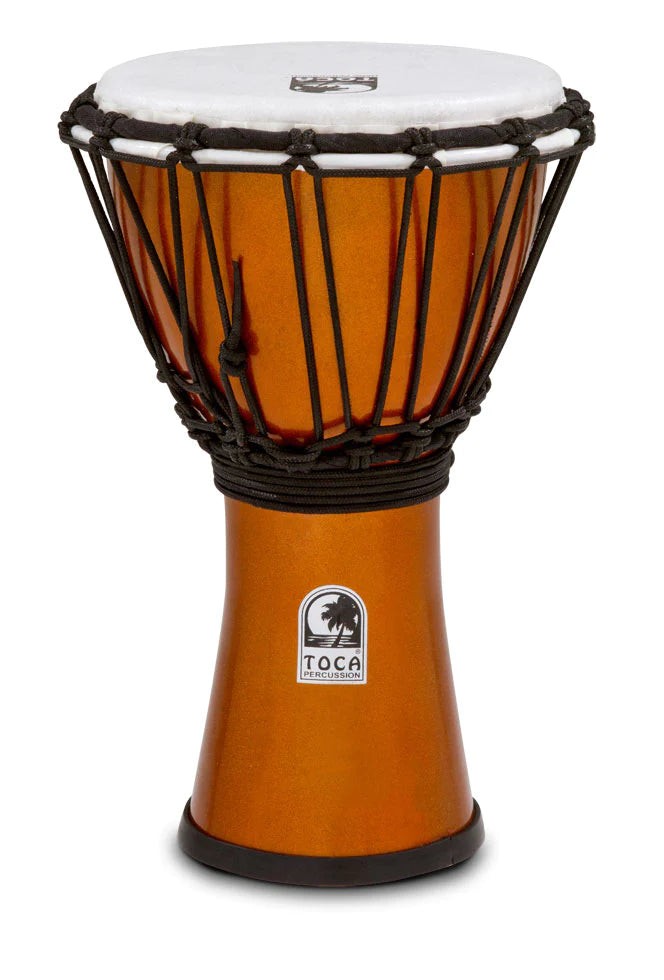 Toca Freestyle Colorsound 7" Djembe, Metallic Orange