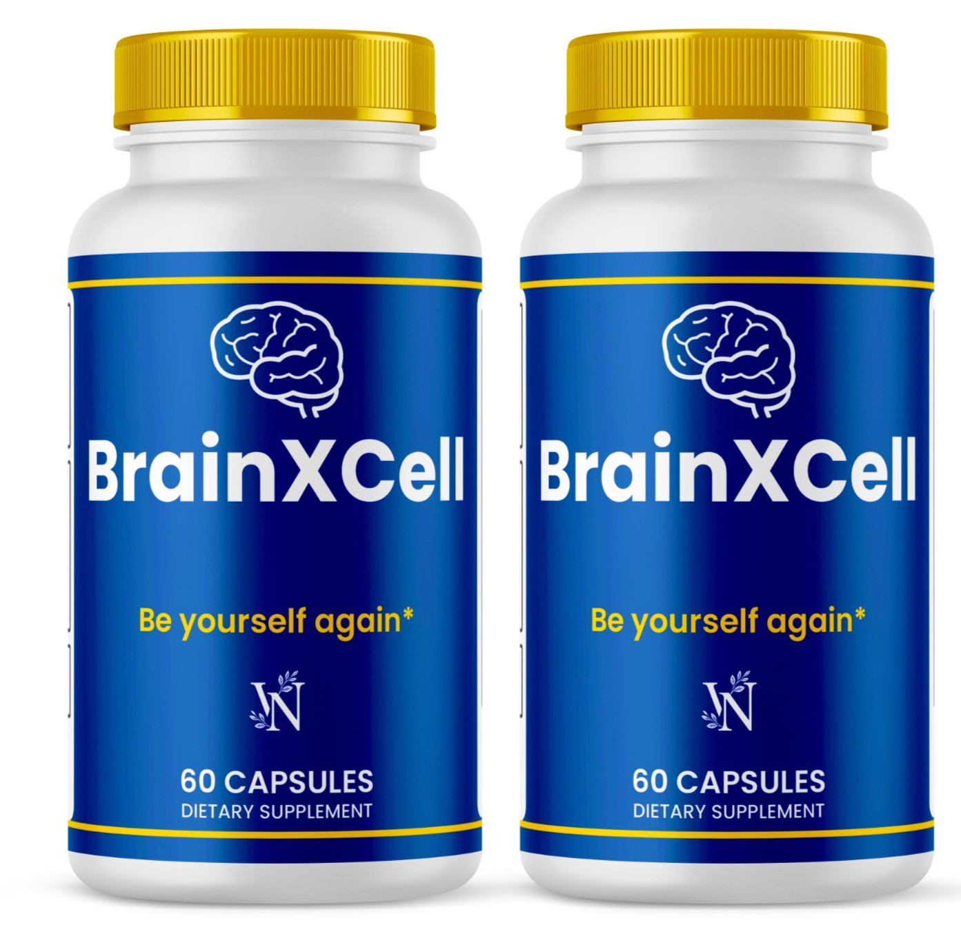 BrainXCell Cognitive Dietary Supplement, Brainxcell Capsules (120 Pills 2 Pack)