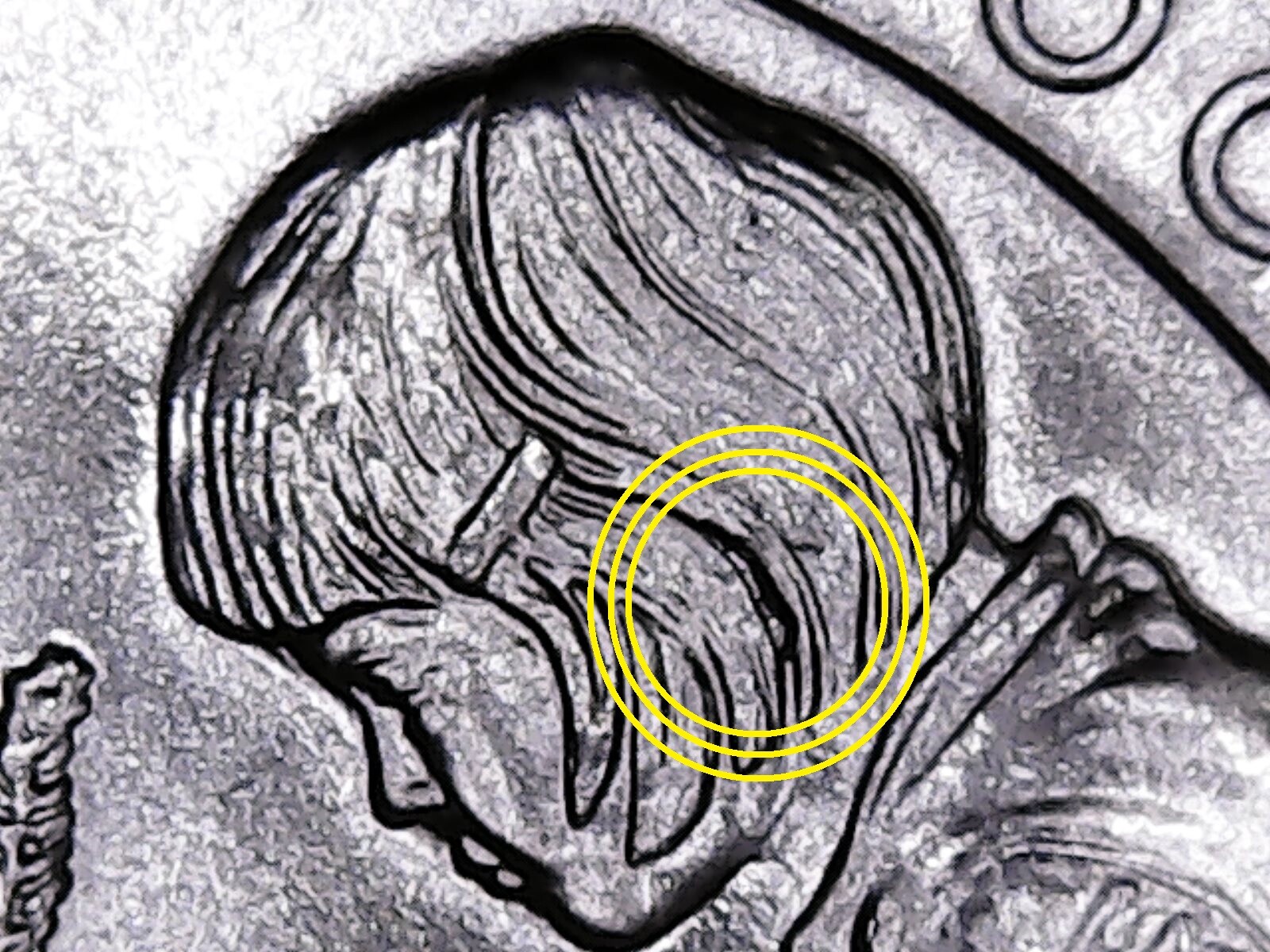 Lot of 12. 2020 P Marsh-Billings-Rock. ATB Quarters With 2 Die Chips.(Elbow).