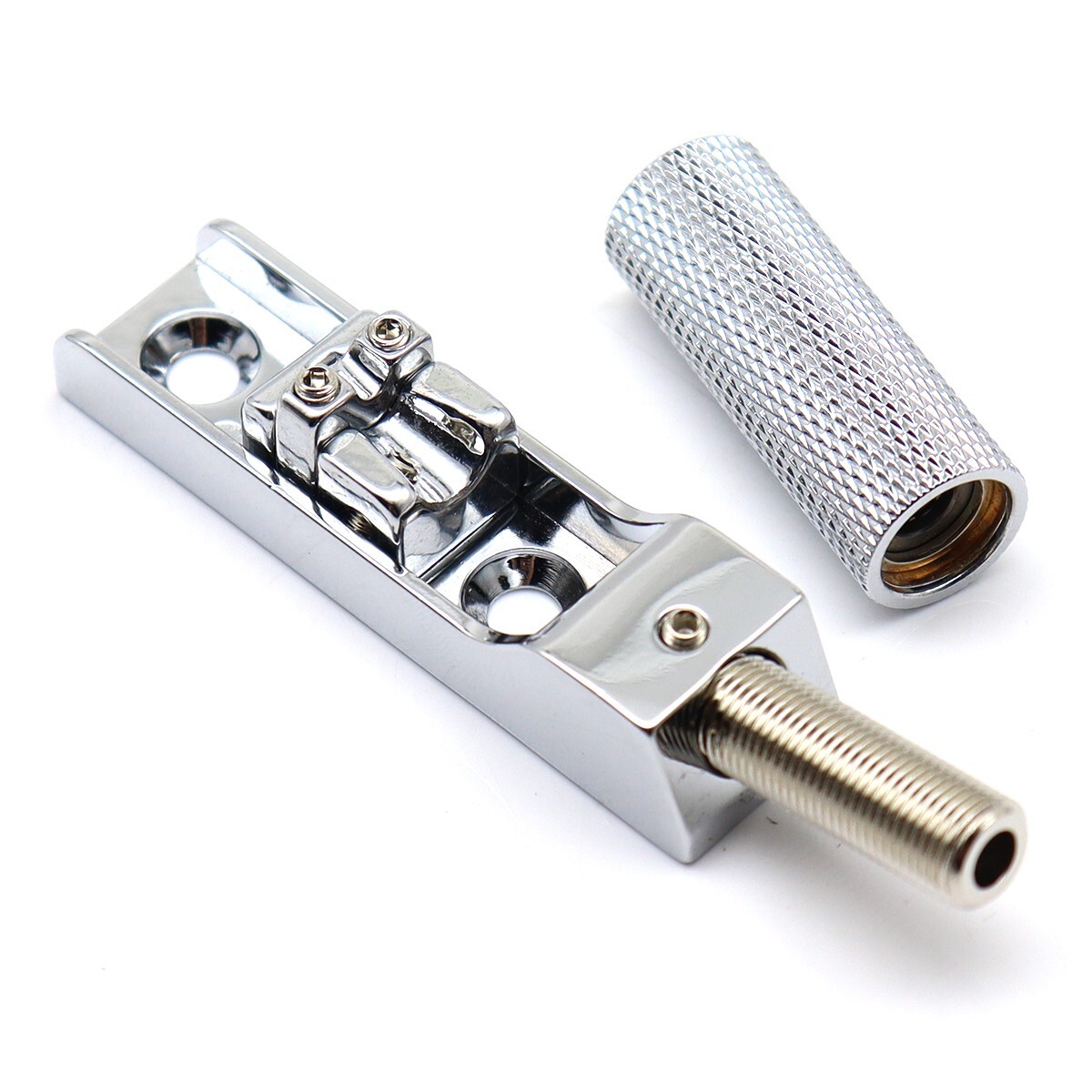 5 String Single String Bass Bridge Headless Individual Bridges and Nuts Silver