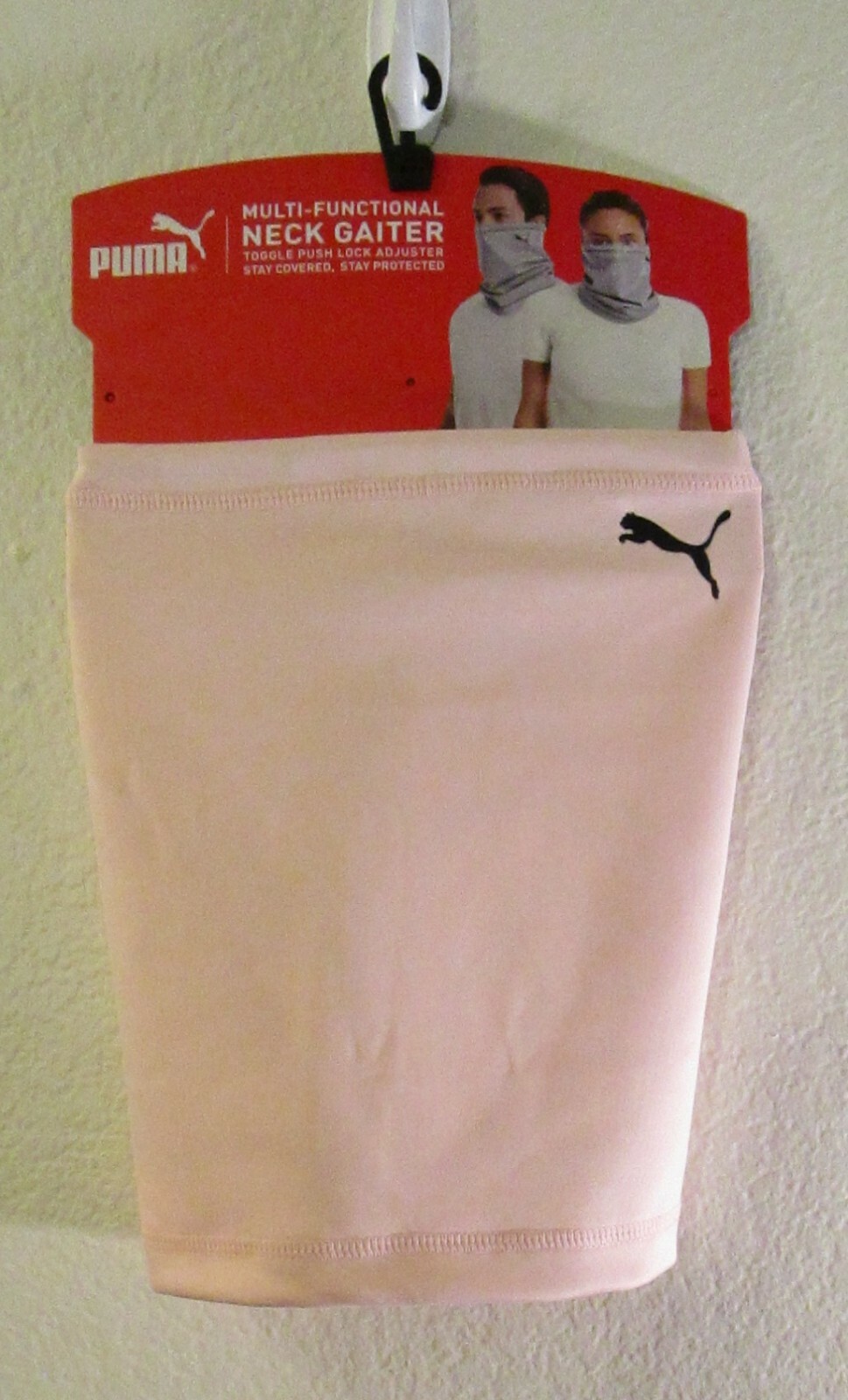 NWT PUMA Unisex Multi Functional Neck Gaiter OSFA Light Pastel Pink MSRP$24