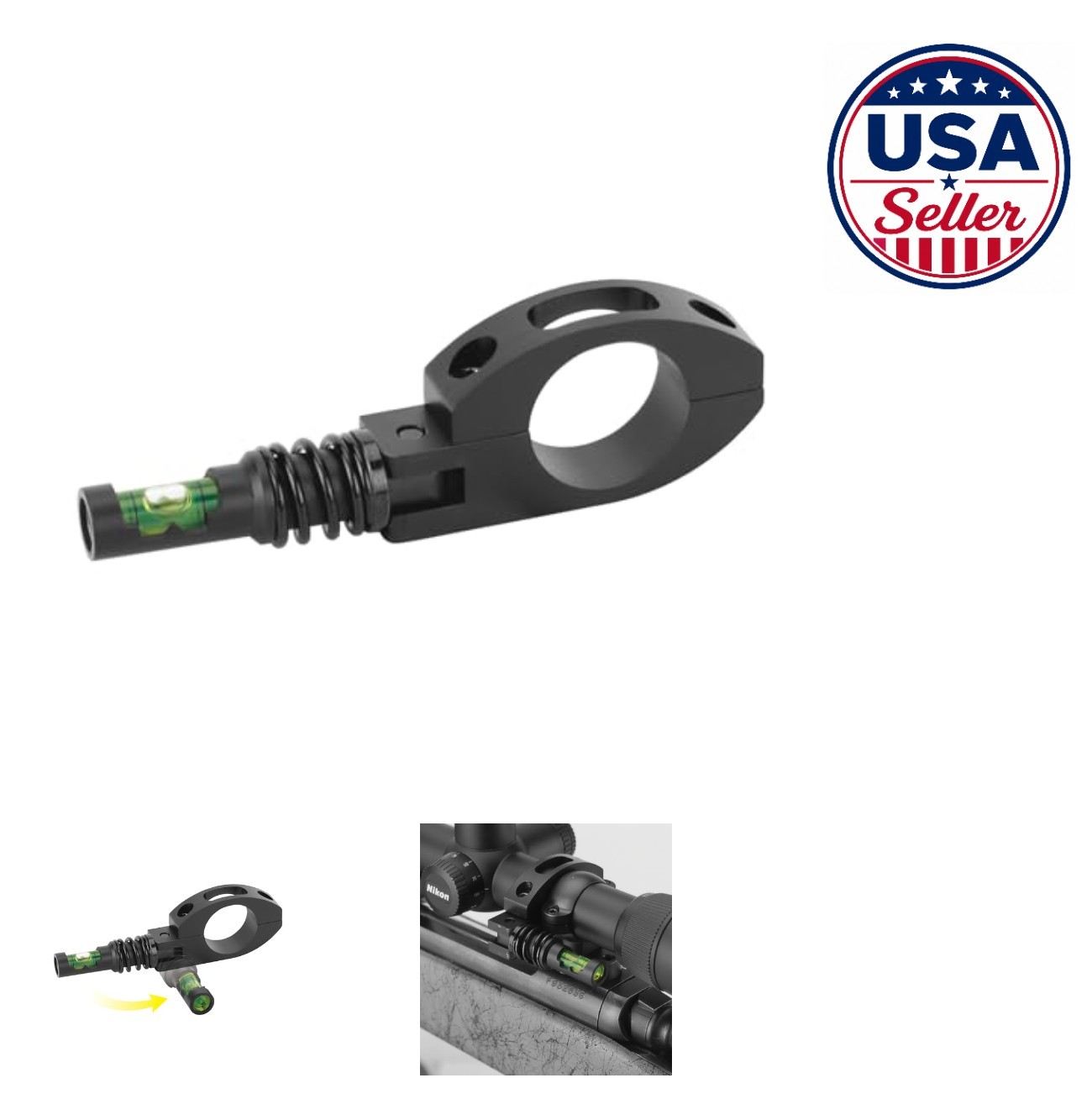Anti-Cant Indicator 30mm Scope Level Aluminum Anodized Precision Gun Alignment