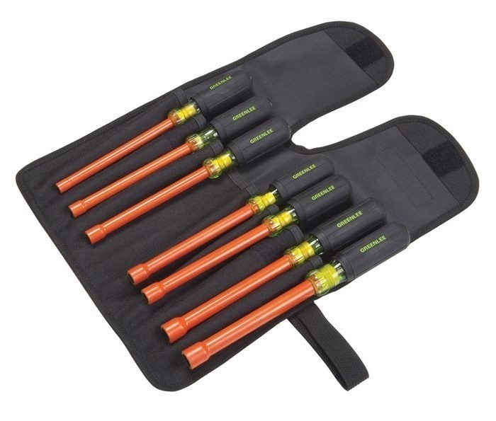 Greenlee 7PC Insulated Nut Driver Kit 3/16"-1/2"