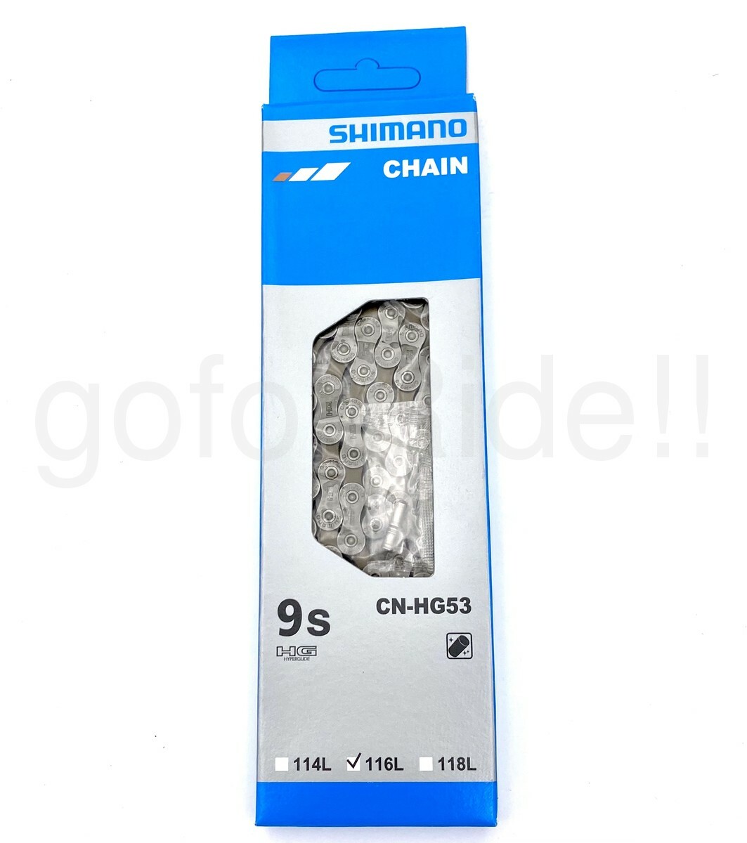 Shimano Bike Deore / Tiagra CN-HG53 9 Speed Chain - 116 Links NIB