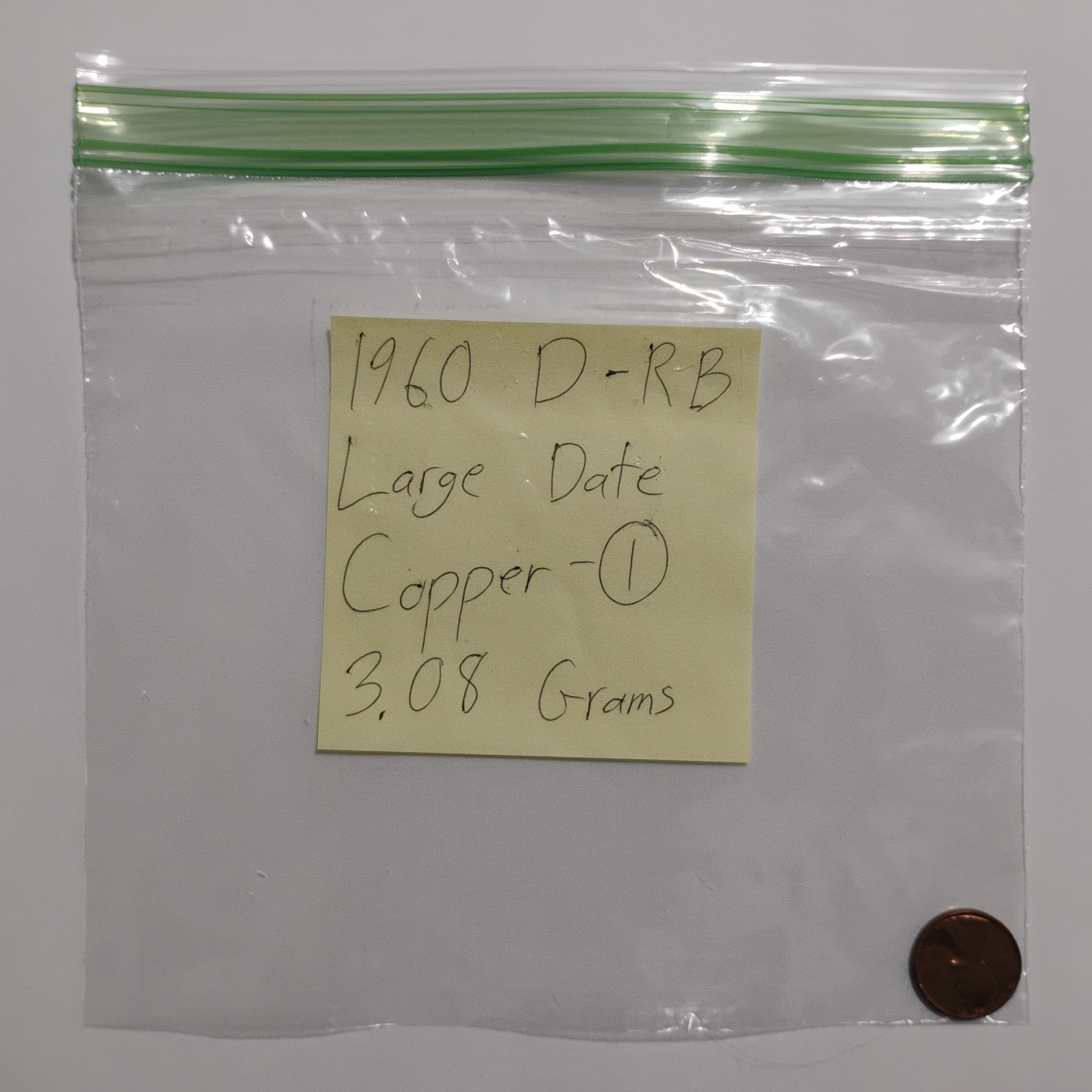 1960 D - RB - COPPER - LARGE DATE - 1