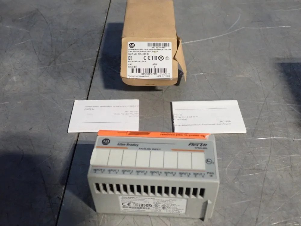 ALLEN BRADLEY 1794-IE8 INPUT MODULE  08250561145