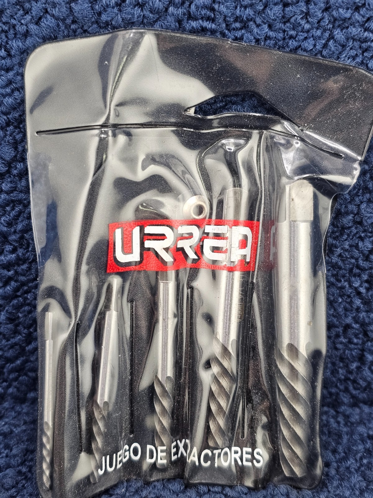 (5 PCS) URREA 9500B: SPIRAL FLUT PIPE SCREW EXTRACTORS