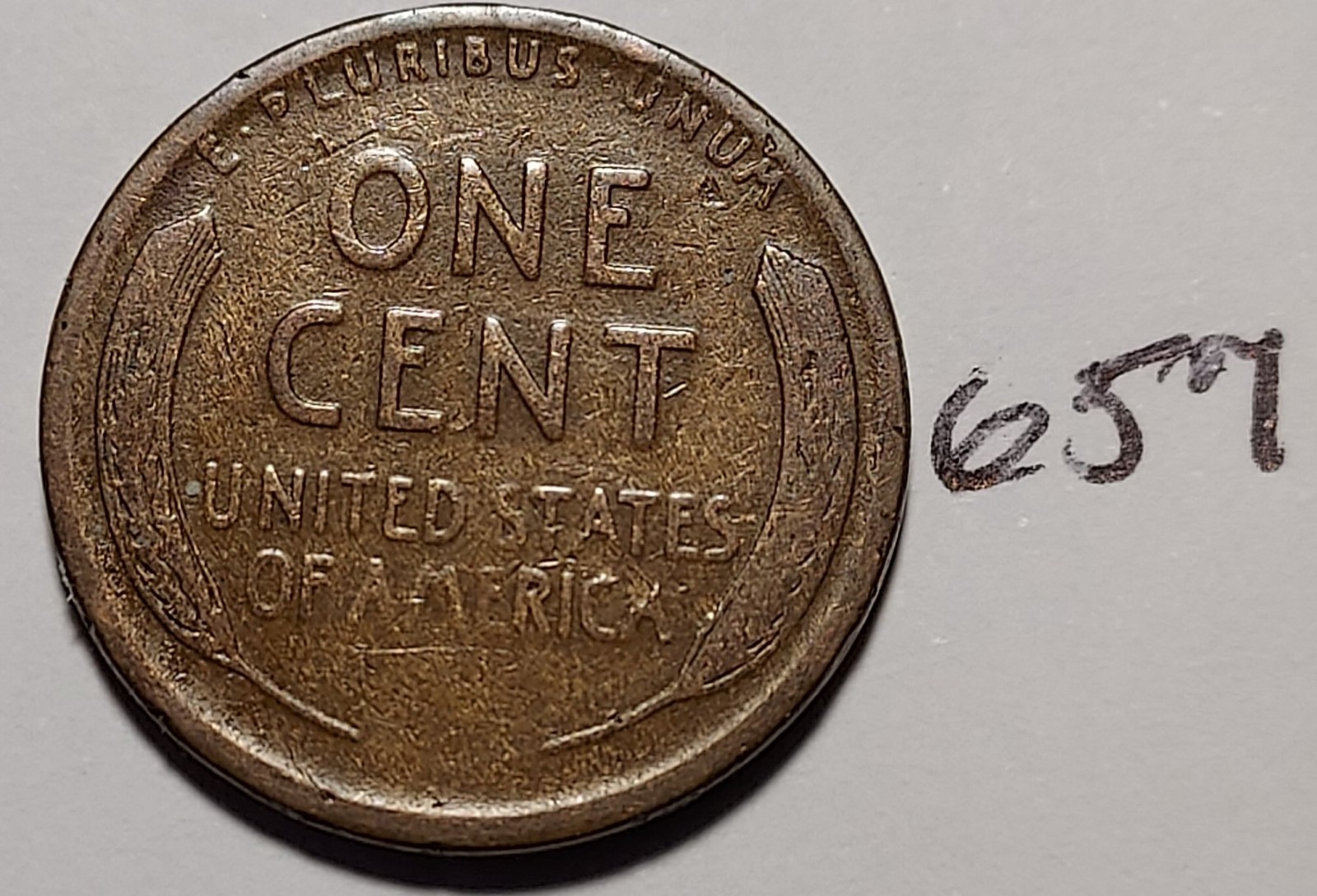 1921-S Lincoln Wheat Cent BELOW FINE #657