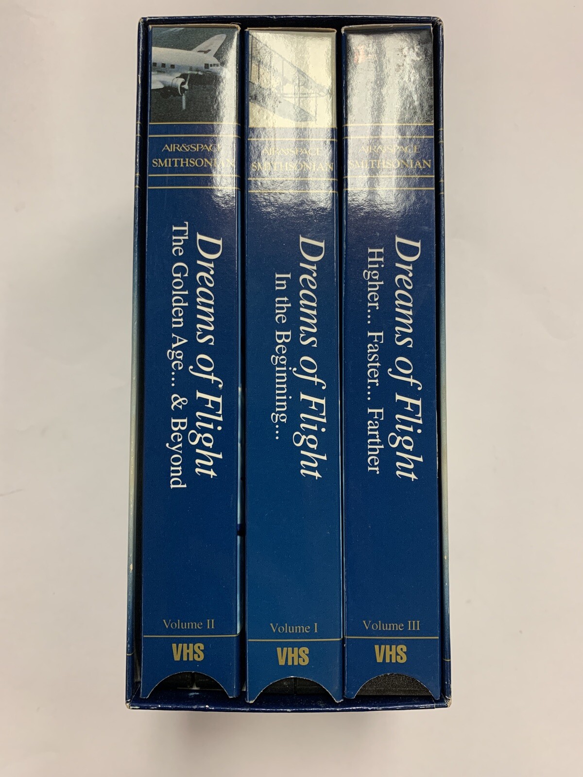 Air&Space Smithsonian Dreams of Flight Three Volume VHS Set