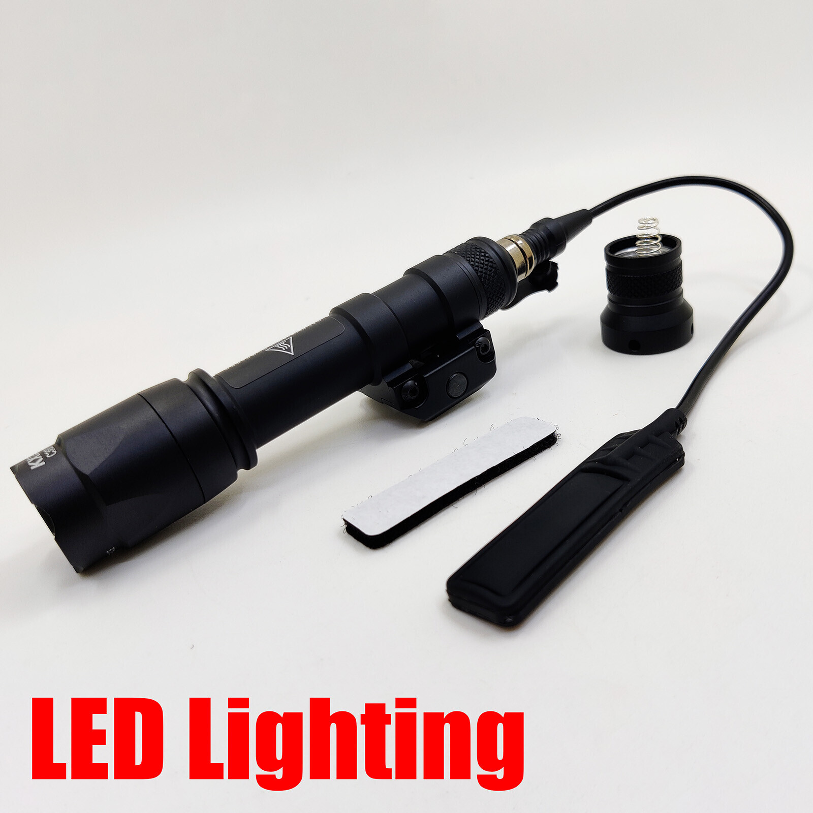 500 LM M600 Weapon Light M600C LED Flashlight W/ Pressure Switch For Rifle US