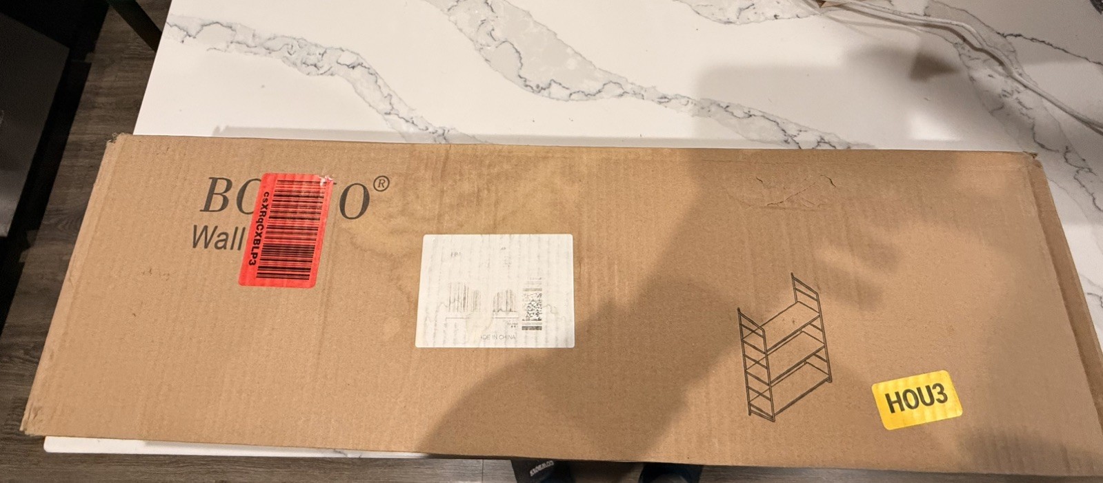Wall Shelf 3 Tiers (610-Gold)