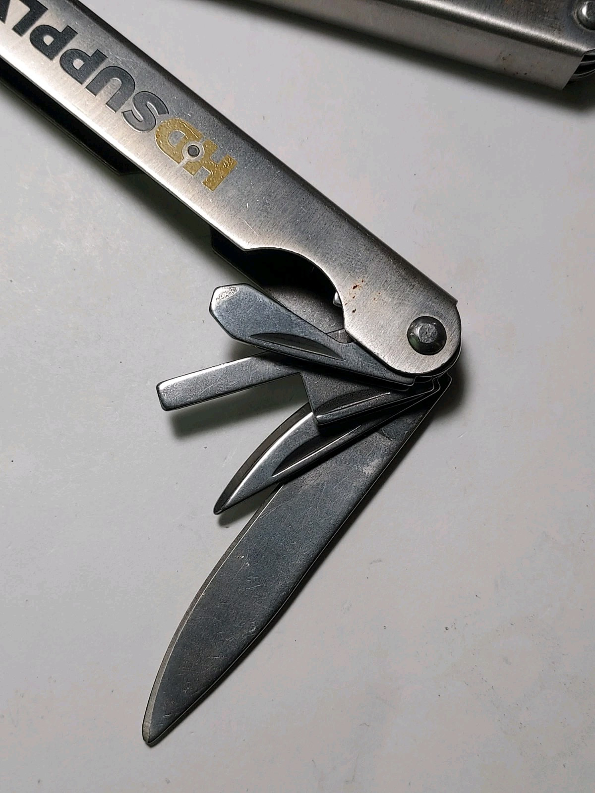 2 HD Supply Multi Tools with Nylon Pouch - 1 used, 1 new