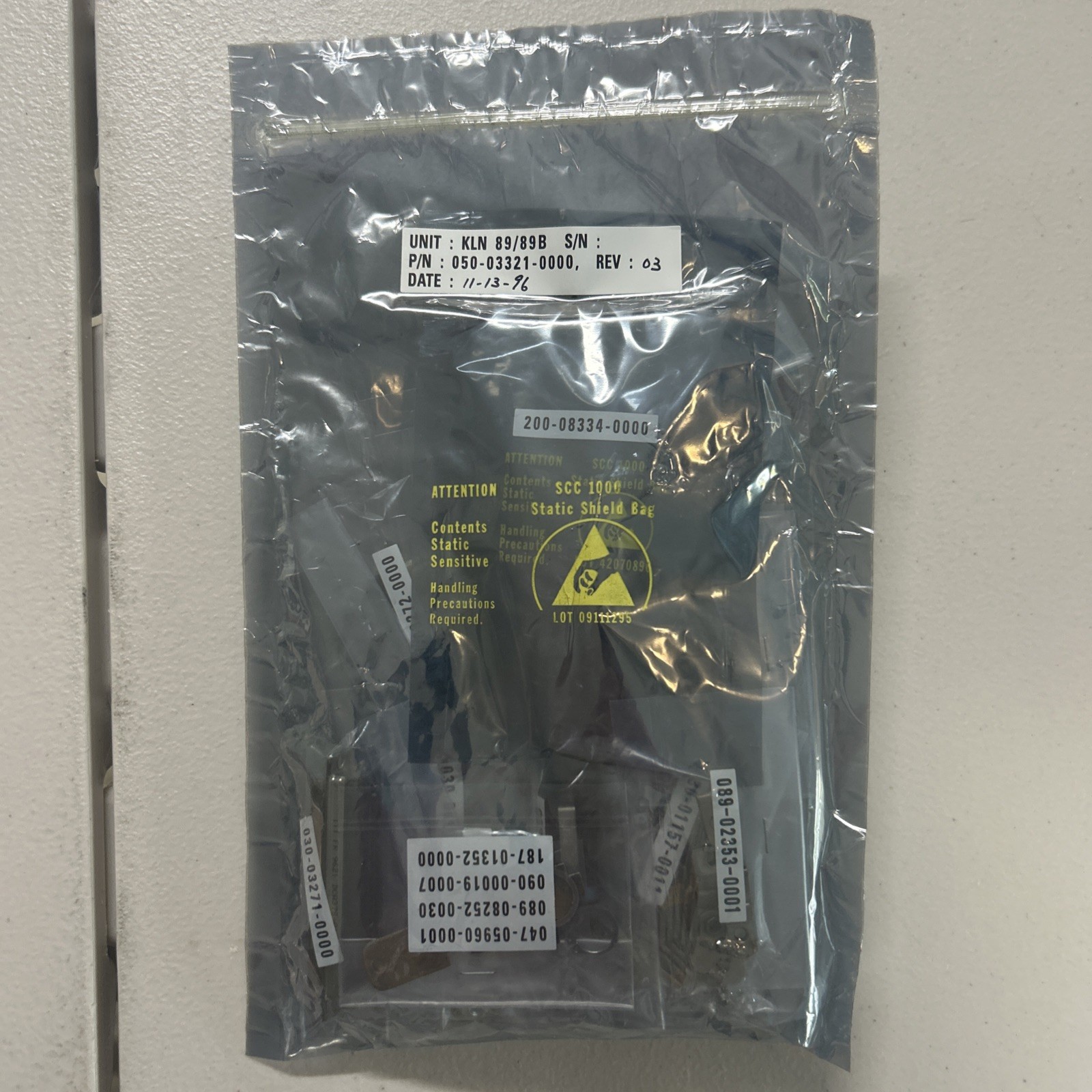 SEALED BendixKing Install Kit for KLN-89 / KLN89B. 050-03321-0000