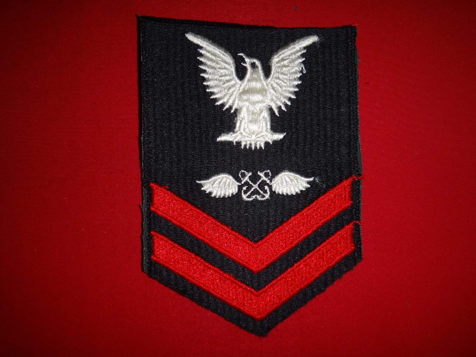 US Navy PO2 2nd Class Petty Officer AVIATION BOATSWAIN'S MATE Large Chevron