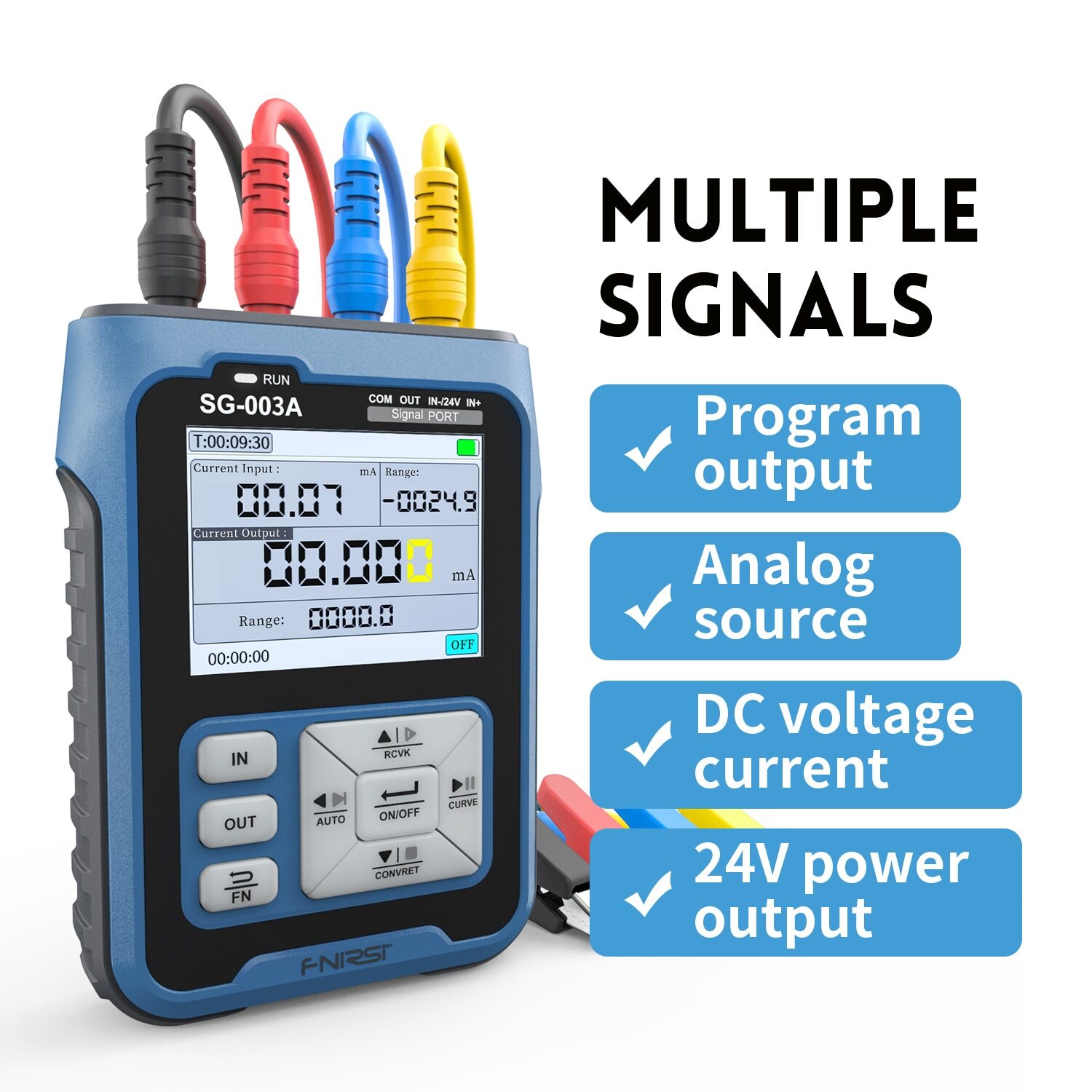 Adjustable Current Voltage Simulator 4-20mA Signal Generator Sources Transmitter
