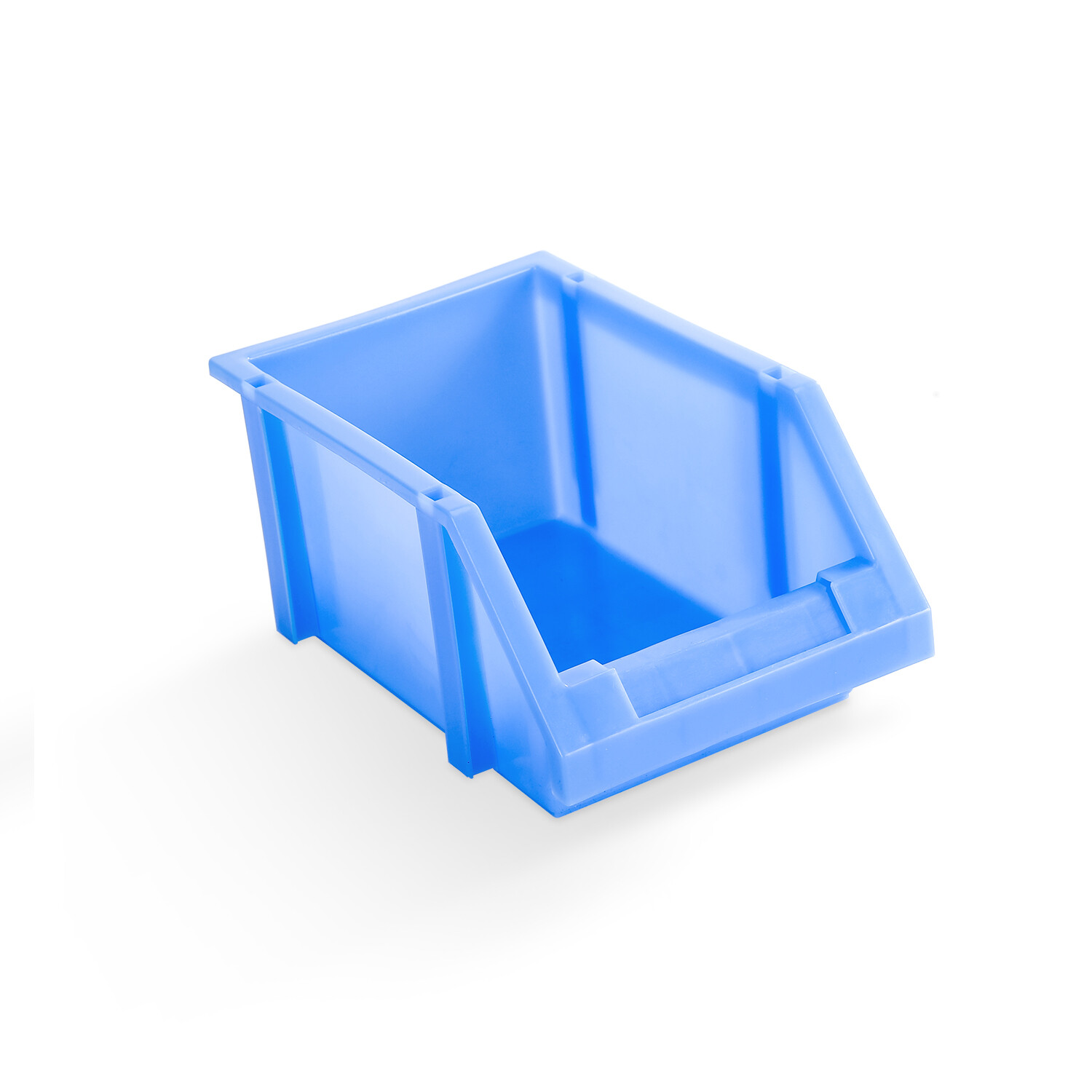 Plastic Storage Stacking Bin for SH-4605(52" W 46" H)Shelf Unit, Blue, Case of 8