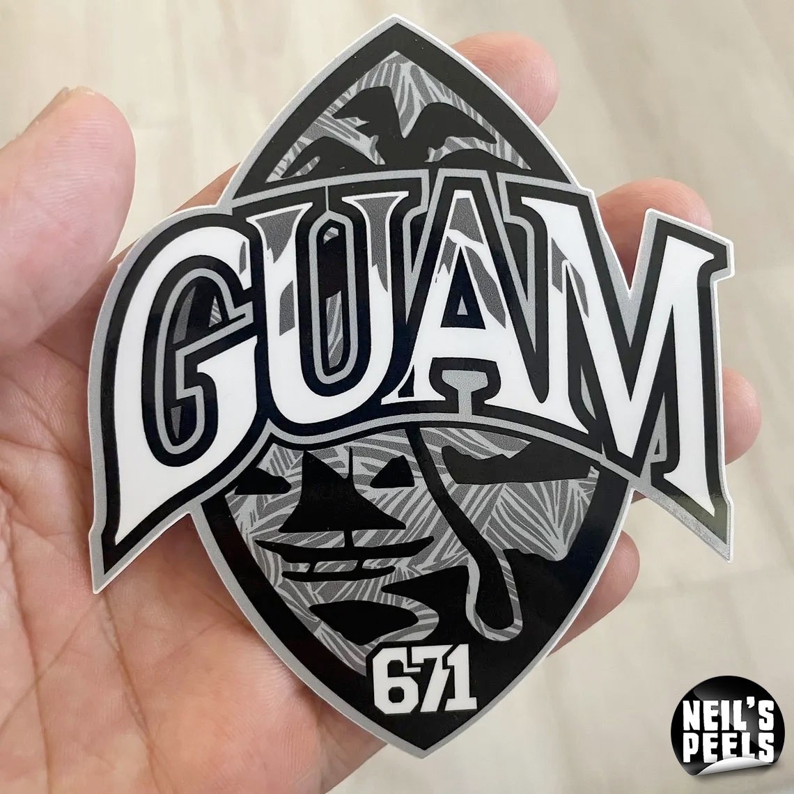 GUAM Sticker || Guamanian Gift Chamorro 671 Decal