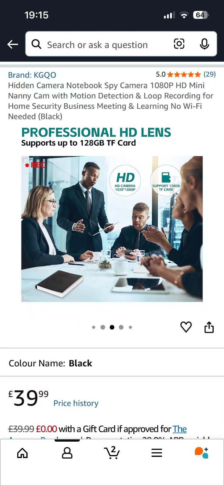 HD mini camera