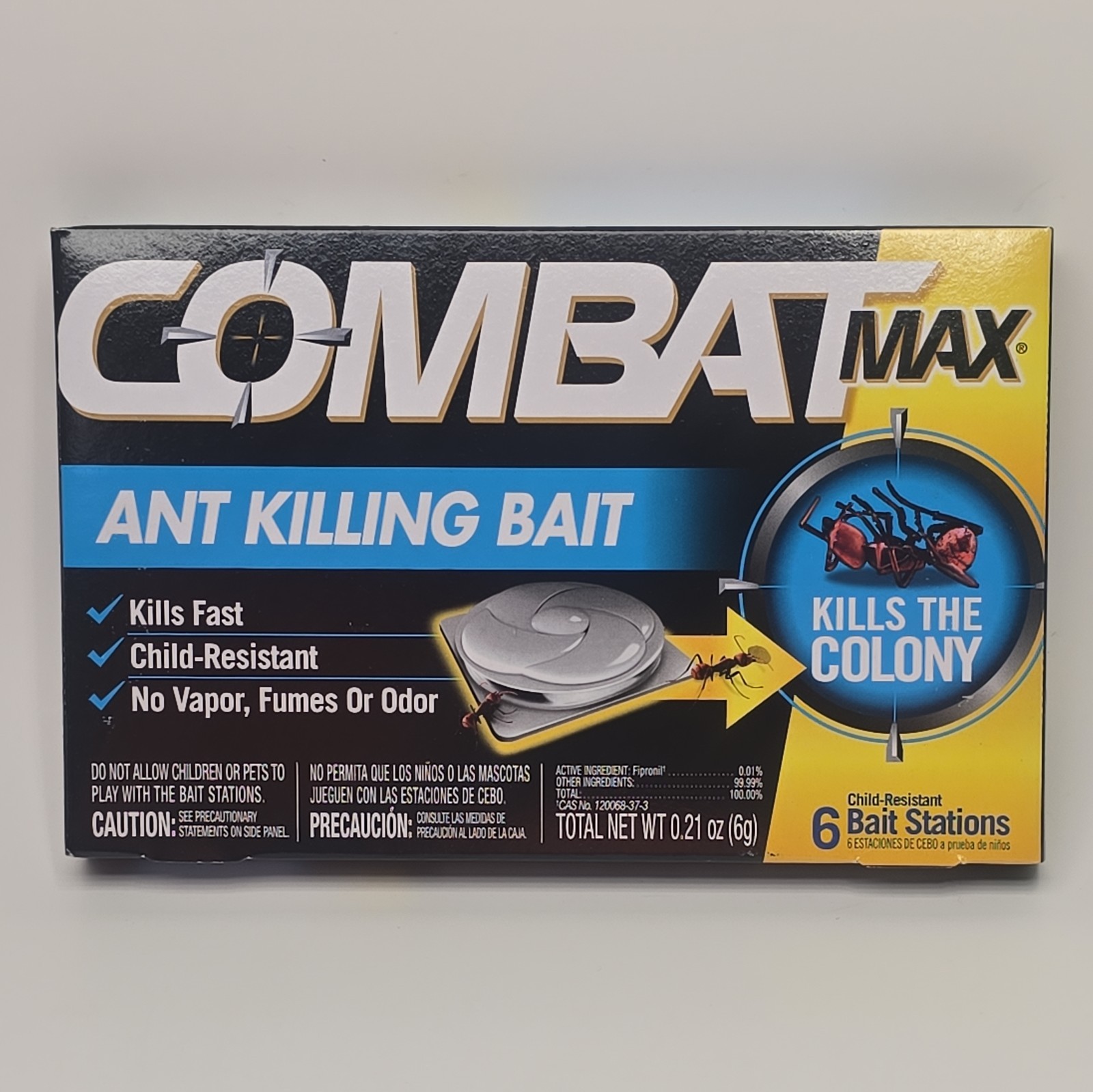 Combat Max Source Ant Killing Bait DIA55901 Bait Stations ANT 6 pieces