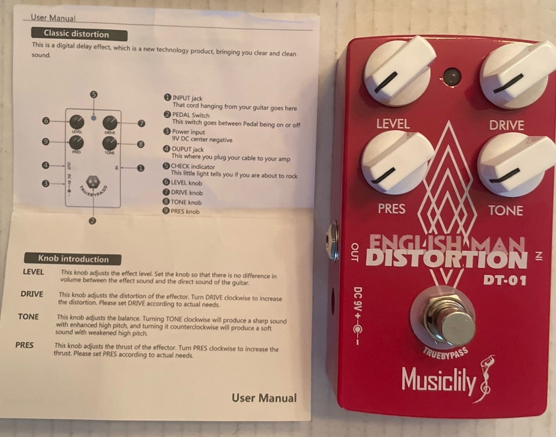 Distortion Effect Pedal